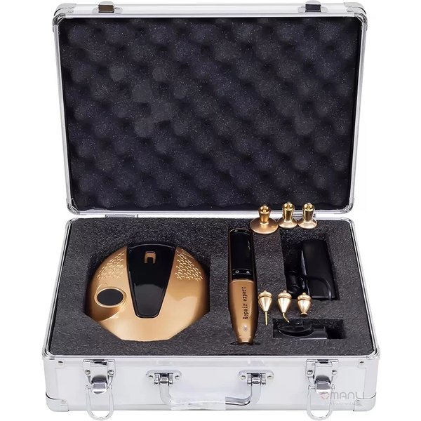 Stylo Plasma à fibroblaste doré, Lifting du visage, Machine délicate pour l'élimination des taches cutanées, des grains de beauté, Machine de beauté à l'ozone au Plasma froid coréen
