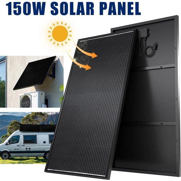 150W Solarpanel Leichtgewicht-Modul PV-Leistung 19,8V für 12V Batterieladung Wiederaufladbarer Generator Heimbeleuchtung Camping