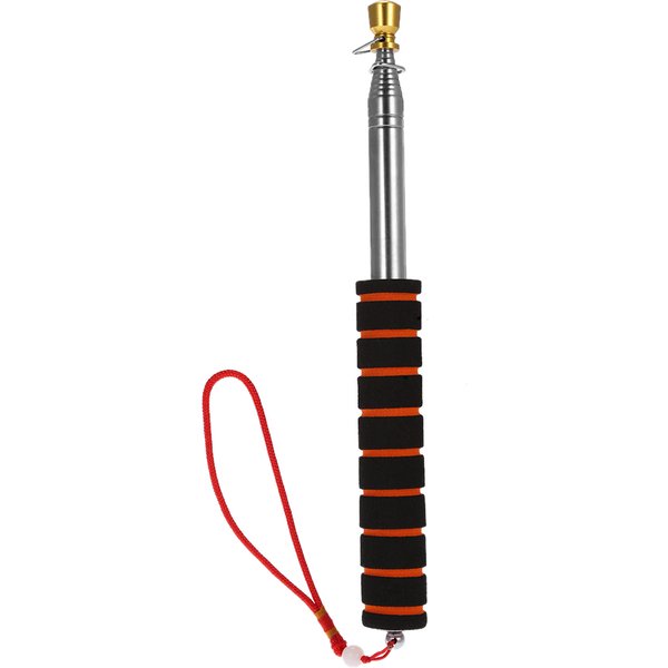 Brand New 2m/2.5 Meters Outdoor Flagpole Stainless Steel Telescopic Flagpole for Teachers' Teaching Pointer Tour Guide Banner79