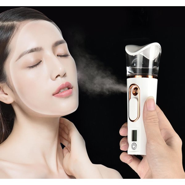 Nano Spray Facial Steamer Mini Handheld Portable Mist Sprayer Water Replenishment Instrument Hydration Humidifier Skin Care Tool