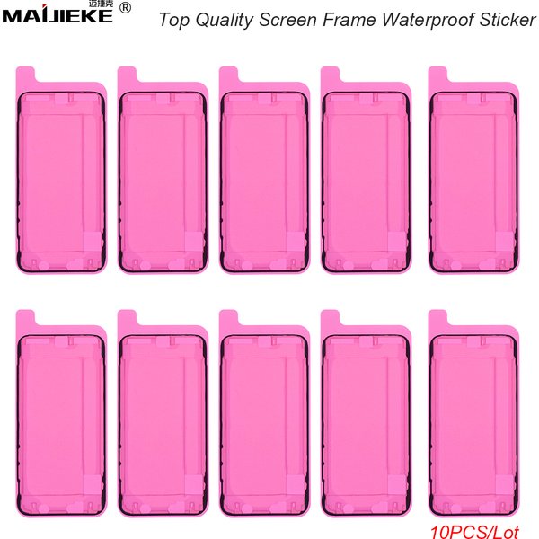 10PCS Top Quality Sealing Waterproof Sticker For iPhone 16 15 11 12 13 Mini 14 Pro Max Xs Xr X Xs LCD Frame Bezel Seal Tape Glue
