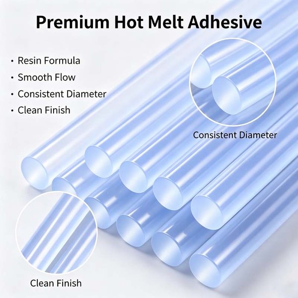 7/11 mm x 200 mm Heißklebesticks, 20er-Pack Mini-Klebesticks, Mehrzweck-Klebesticks für DIY-Bastelarbeiten, Haushaltsreparaturen