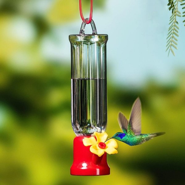 Hummingbird Feeders Plastic Transparent Removable Hanging Bird Feeders With Hanging Wires Outdoors Garden Supplies
