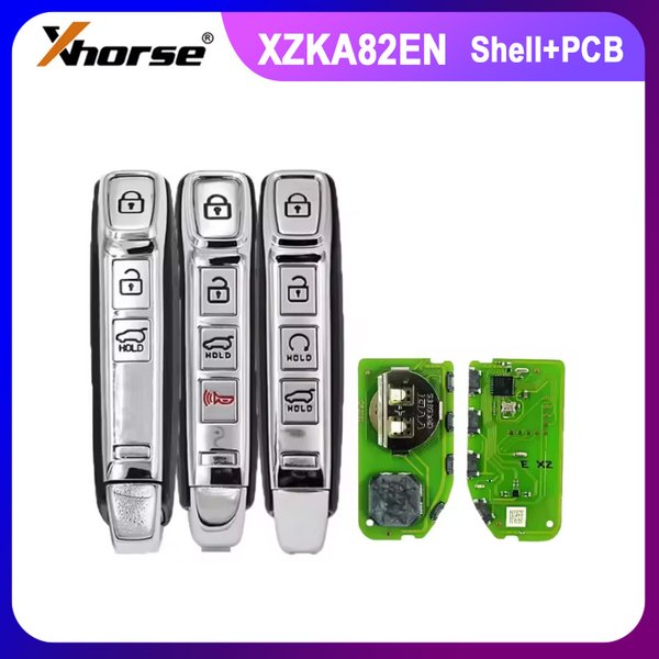 VVDI Xhorse Global Version Pilot Samochodowy Smart Key XZKA82EN do Hyundai KIA, Obsługa Chipów 47 4A 8A, Uniwersalny do Sportage Niro K7 K5