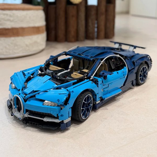 Ensemble de blocs de construction de voitures de course de haute technologie, briques de modèle de supercar à l'échelle 1:8, jouet d'assemblage éducatif pour enfants et adultes, cadeau de Noël