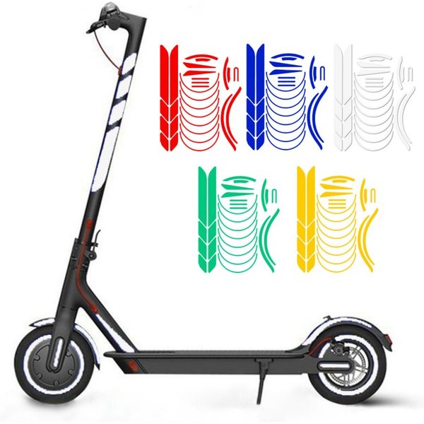 Electric Scooter Wheel Hub Protective Reflective Sticker for Xiaomi M365 Pro 1S PRO 2 Wheel Sticke Parts Scooter Accessories