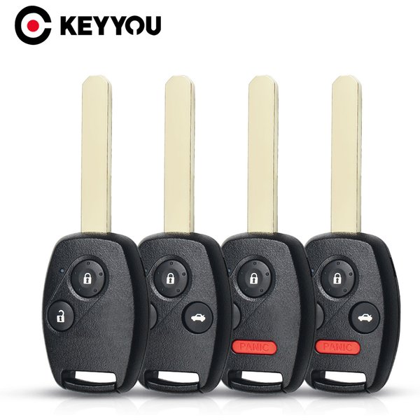 KEYYOU 2/3/4 Tasten Keyless Remote Auto Schlüssel Shell Fob Für 2006 - 2013 Für Honda Accord Civic Fit CRV Pilot insight Ersatz