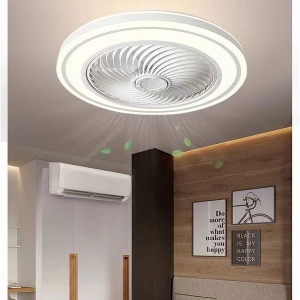 Nouveau ventilateur de plafond moderne avec lumière pour chambre à coucher, salle à manger, bureau, éclairage LED, luminaires de plafond, lumières pour la décoration de la maison