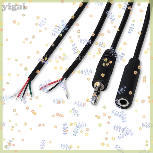 25CM 2,5mm Mono Männlich Weiblich Stecker 2pin 3pin Verlängerung Draht 3pole 4pole Stecker Kabel DIY mikrofon Audio Reparatur Kabel 1/5 stücke