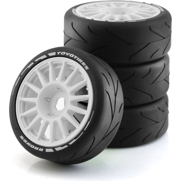 Adaptateur de pneu résistant à l'usure pour WRC Feishen Ping Run, autoroute de course, 1/8 Pull, 17mm, 4p12