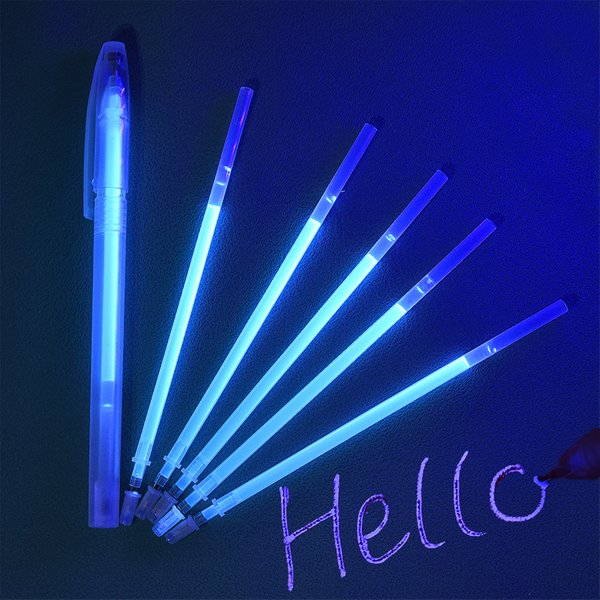 Ensemble de stylos structurels ents invisibles UV, recharge haute capacité, lampe UV, éclairage, cuir, marqueurs de couture, étudiants, maison, bricolage, artisanat