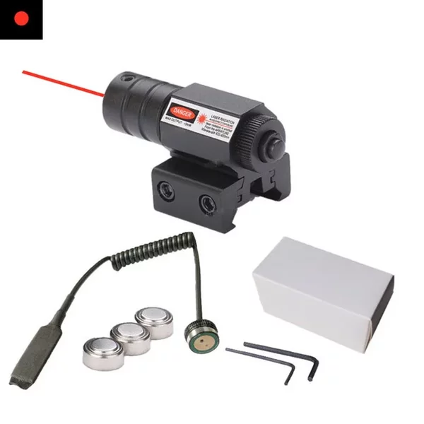 Mini Red Dot Laser Visier Zeiger mit 635-655nm einstellbarem 11mm/20mm Schienen montage Jagdgewehr Zielfernrohr Pistole Visier