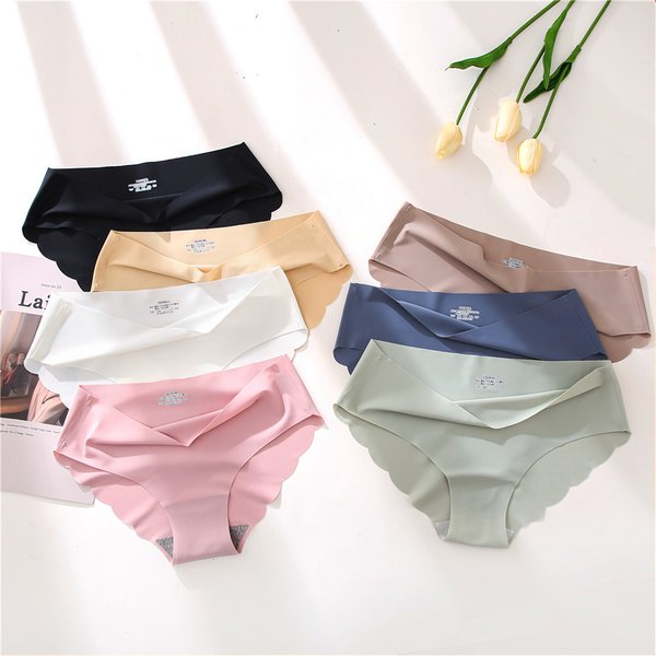 Culottes sans couture taille basse pour femmes, culottes M-XL pour dames, sous-vêtements doux, caleçons ondulés sexy, lingerie confortable féminine, nouveau, ensemble de 3 pièces