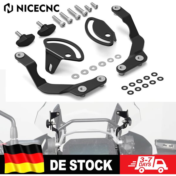 Für BMW R1250GS Adventure 2018-2024 R 1250 GS 2018-2022 Windschutzscheiben-Stabilisierungsset für BMW R1200GS Adventure R 1200 GS 2014-2019