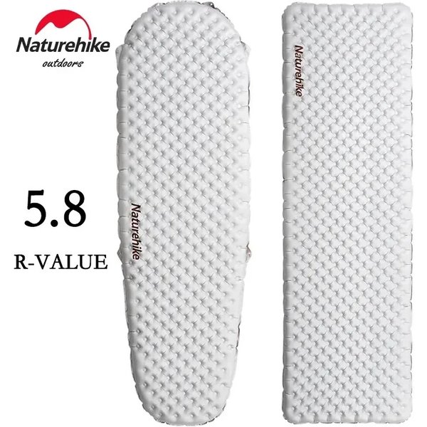 Naturehike – tapis d'air R Value 5.8, coussin de couchage d'extérieur ultraléger, matelas de Camping de voyage, coussin d'air pour 1 personne, randonnée Trekking