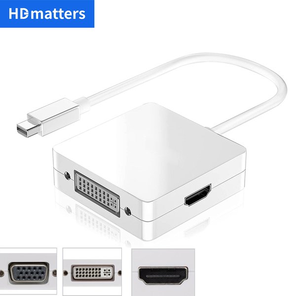 Mini DP zu HDMI DVI VGA Kabel Mini Displayport VGA HDMI für MacBook Pro Air Apple iMac Mini Display Port Thunderbolt Konverter