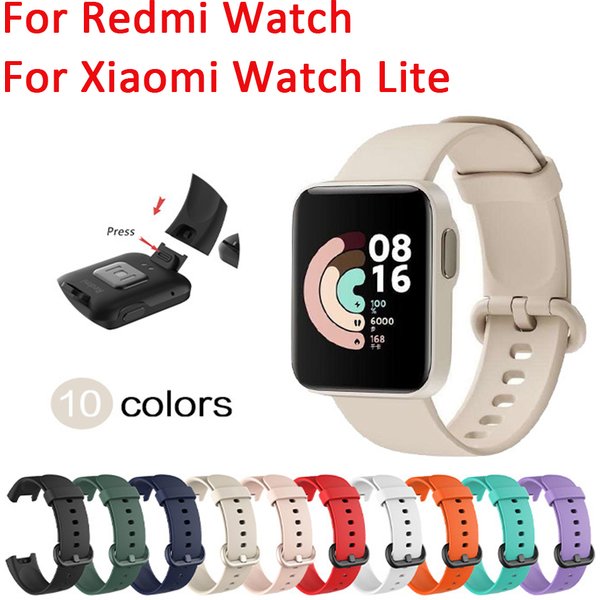 Bracelet en Silicone pour Xiaomi Mi Watch Lite Version mondiale montre intelligente remplacement Bracelet de Sport pour Bracelet de montre Redmi