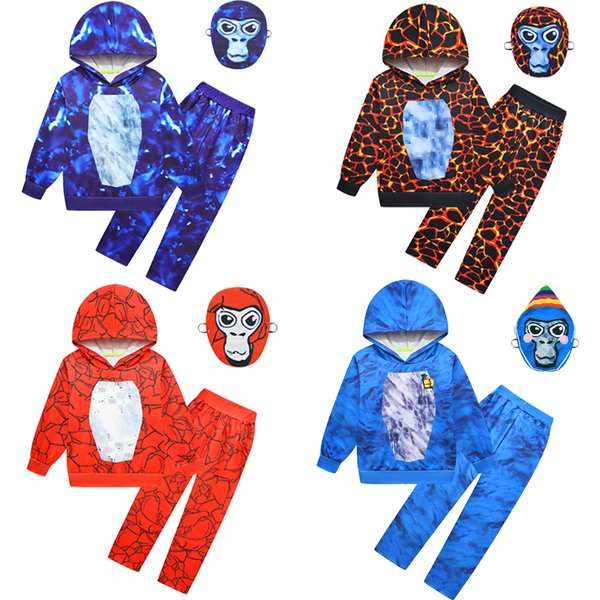 Gorilla Tag Hoodie Kids Clothes Girls Clothing Fashion Baby Boys Clothes Autumn Warm Sweatshirt Children Tops Halloween Costumes