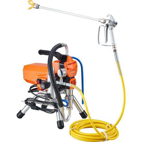 SucceBuy 2000W 2200W pistolet de pulvérisation de peinture murale sans air avec Machine de pulvérisation de tuyau haute pression Machine de pulvérisation haute pression sans air