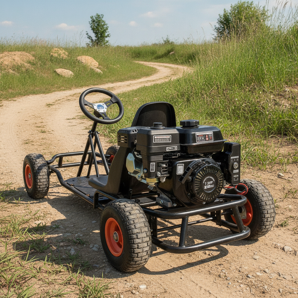 7,5 PS 210ccm 4-Takt Einzylinder-Benzinmotor, 3600 U/min Luftgekühlter Motor mit Hand-/Elektrostart, 10,8 Nm Drehmoment, Ersatzmotor für Go-Karts, Kompressoren, Generatoren, Grabenfräsen & Waschgeräte