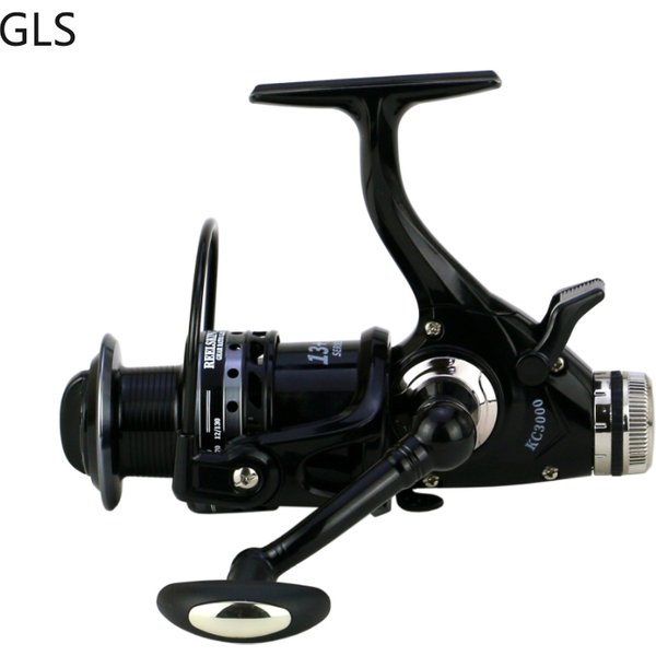 GLS 5.2:1 Gear Ratio Spinning Fishing Reel Full Metal Spool 3000 4000 5000 6000 KC-Series 13+1BB Carp Fishing Wheel