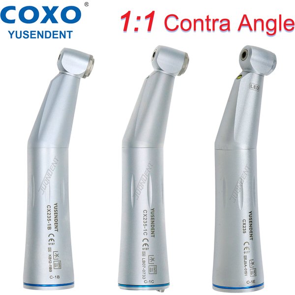 CX235 COXO pièces à main dentaires à basse vitesse contre-Angle 1:1 moteur à Air pour dentisterie à Rotation lente 2/4/6 trous produits dentaires pour dentiste