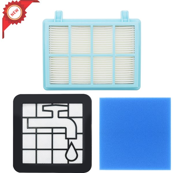 Waschbares Motor-Schaumstofffilter-Set für Philips Power Pro Compact FC9331/09 FC9332/09 FC8010/01 Staubsaugerteile FC8010