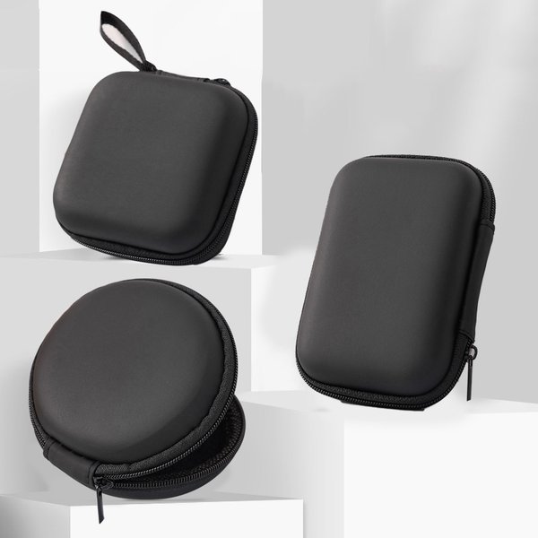 Tragbare Mini 3C Hard Shell Digital Gadgets Lagerung Tasche Künstliche Leder Kopfhörer Ladegerät Fall Datenkabel U Disk Organizer