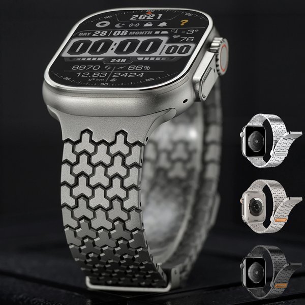 Magnetisches Armband für Apple Watch Band 46/45/44 mm 41/40 mm Edelstahlarmband Iwatch Serie 11 10 9 8 7 SE3 Ultra 49 mm Correas