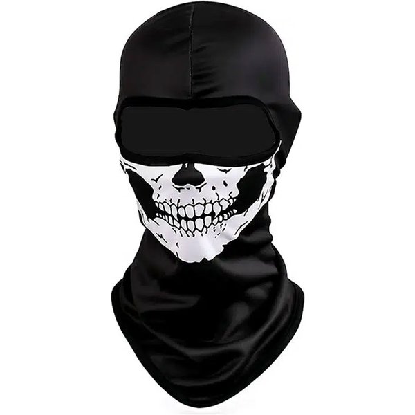 Halloween Schädel Druck Sturmhaube Cosplay Kostüm Geist Full Face Fahrrad Gesichtsmaske Outdoor Motorrad Reiten Männer Hut Ski Caps