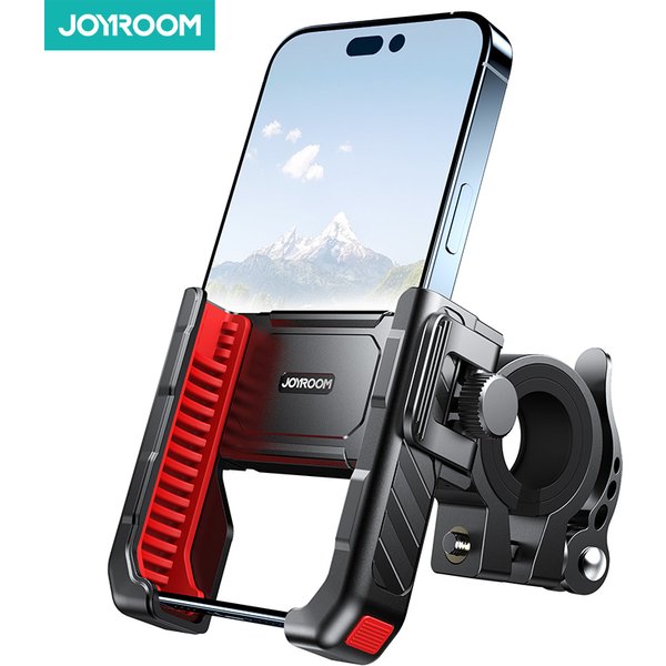 Joyroom support de téléphone de vélo universel opération à une main support de téléphone de moto de vélo pour 4.7-7 "téléphone portable antichoc