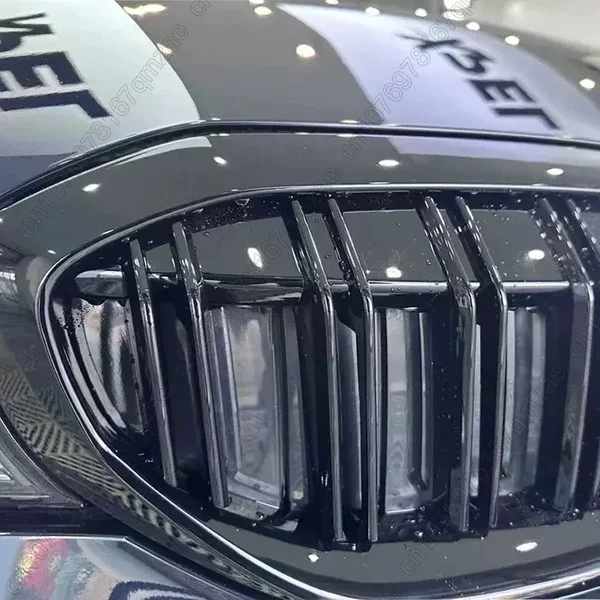 Für BMW 3er G20 G21 G28 2019-2022 Frontstoßstangen-Kühlergrill Ersatz Schwarzer Diamant-Meteor-Stil