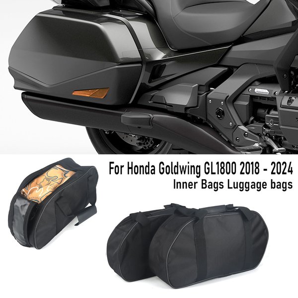 Sac latéral pour moto, sacs intérieurs, sacs à bagages noirs pour Honda Goldwing GL1800 2018 2019 2020 2021 2022 2023 2024