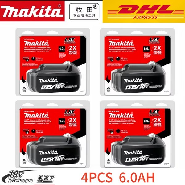 Batterie authentique Makita 9000mAh 2026, batterie pour outils 18V très vendue, remplaçable pour DHR202 DJV182 DDF487 DTW700 DGA404 DTD173