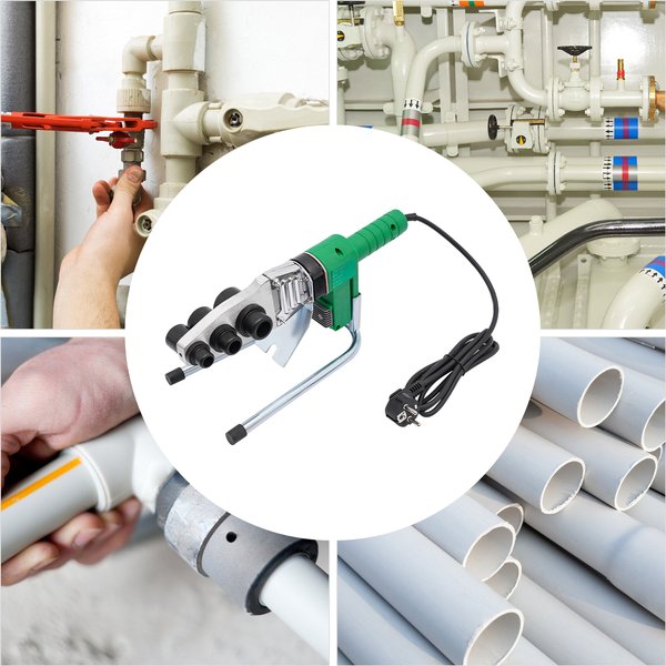 Kunststoffrohrschweißgerät, Rohrschweißgerät mit Digitalanzeige, 20–32 mm, PPR/PE/PP-Rohrschweißgerät
