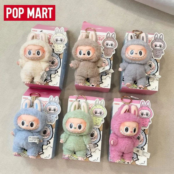 POP MART LABUBU Blind Box THE MONSTERS Ekscytująca Tajemnicza Skrzynka Macaron Kawaii Figurki Anime Zabawki Antystresowe Pluszowe Zawieszki Prezent