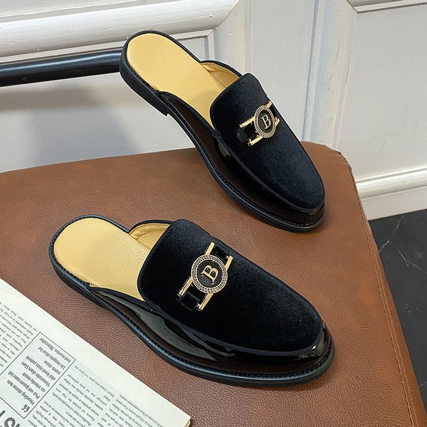 Sandales d'été noires pour hommes, chaussures provoqué d'affaires, nouvelle collection, livraison gratuite