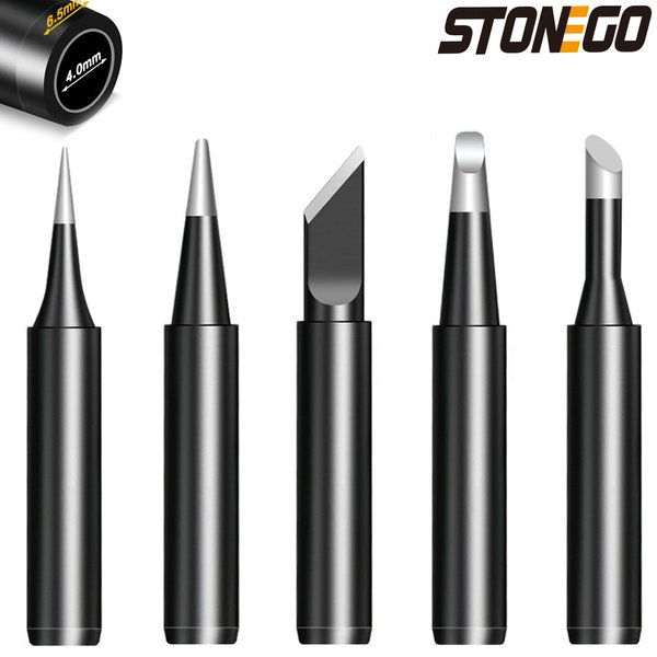 STONEGO-Embouts de fer à souder en alliage noir, adapté pour 900M, 936, 937, 938, 969, 8586, 85OJ