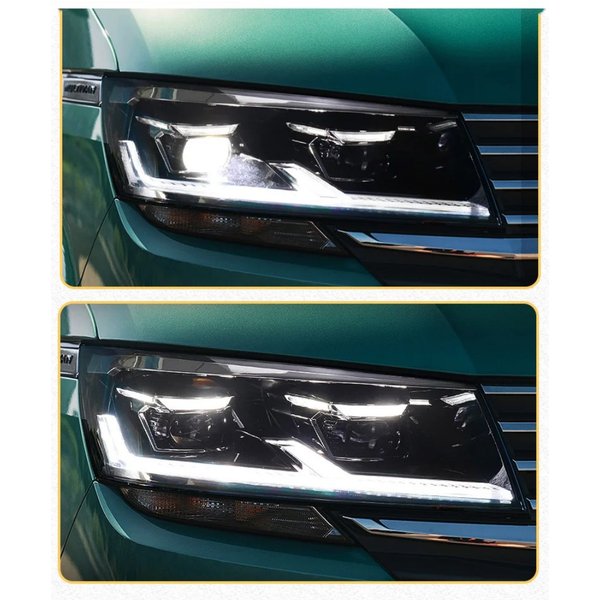 LED-Scheinwerfer-Set für VW Caravelle T6.1 2019 2020 2021 2022, Frontscheinwerfer mit Projektorlinse, dynamische Blinker-Upgrade