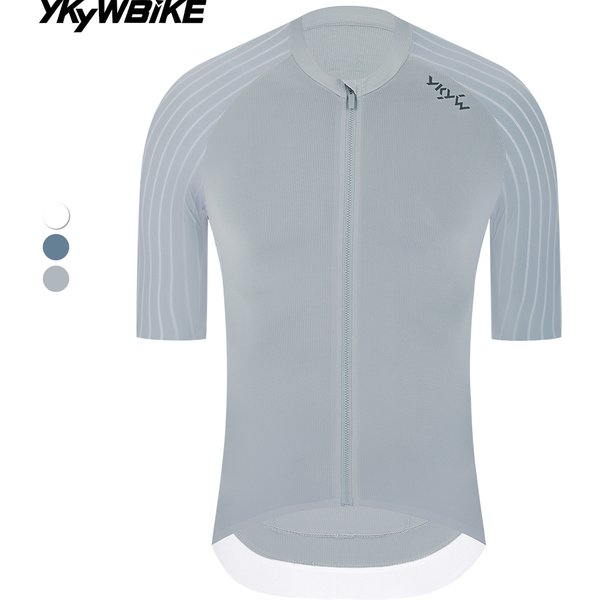 YKYWBIKE Herren-Radtrikot, 2026, Sommer, Rennrad-Shirt, YKK-Reißverschluss, Fahrradtrikot, atmungsaktiv, aerodynamisch, Raglanärmel