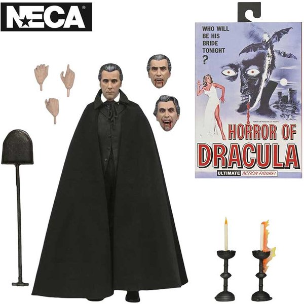 NECA Toys Horror Of Dracula (1958) - Ultimate Count Dracula 7 "Figure d'action originale Anime poupée Collection cadeau Figura Statue