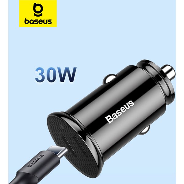 Baseus 30 W Dual USB C Autoladegerät Typ C FCP SCP USB PD 3.0 für iPhone 13 14 15 Sumsung Xiaomi Schnelllade-Autotelefon-Ladegerät