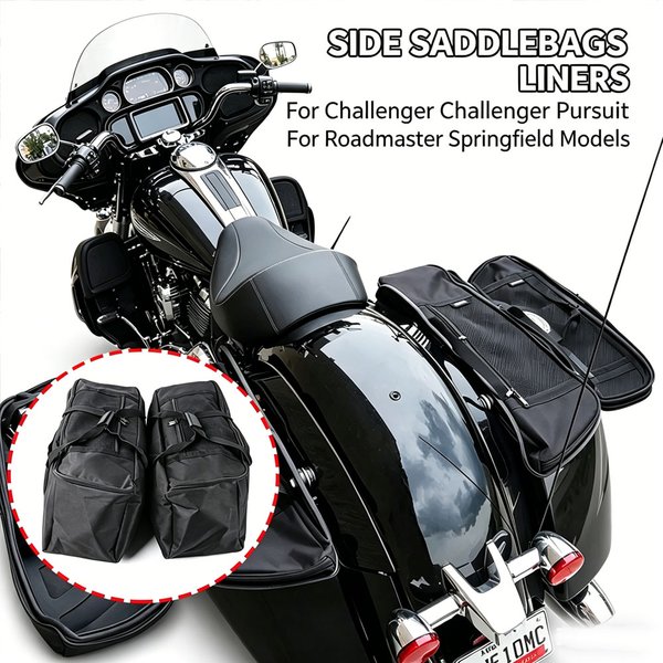 Für Indian Challenger Motorrad Neue Wasserdichte Satteltaschen mit Befestigungsgurten für Roadmaster Bike Touring Zubehör