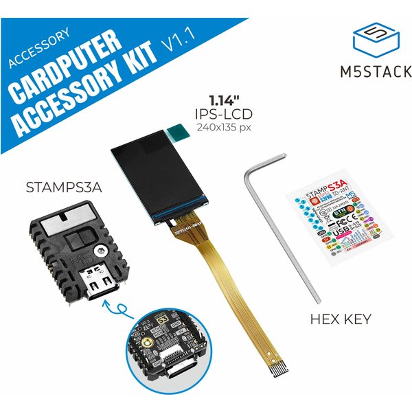 Oficjalny zestaw akcesoriów Cardputer M5Stack y1.1 (M5stamps3A + wyświetlacz)