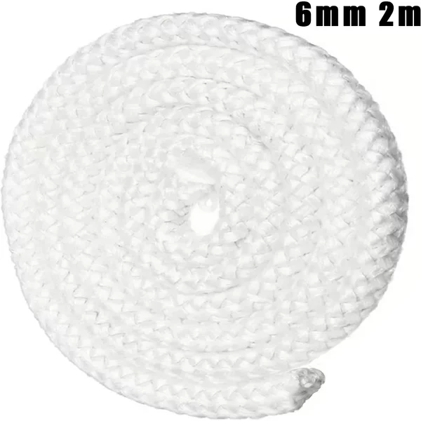 Corde à haute température pour poêle, joint d'étanchéité pour poêle, 2m, 6mm, 8mm, 10mm, 12mm