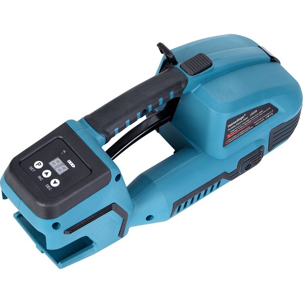 Heimerdinger 18V Umreifungsmaschine, 13-16mm PET/PP, Digitalanzeige, Ein-Knopf-Schweißfunktion, Tragbare Automatische Ballenpresse Keine Batterie