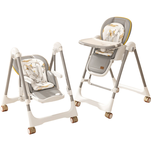 Tragbarer 2-in-1 Kinder-Esszimmers tuhl Kinderkomfort-Schaukel stuhl Multifunktion aler Baby-Esszimmers tuhl, höhen verstellbar
