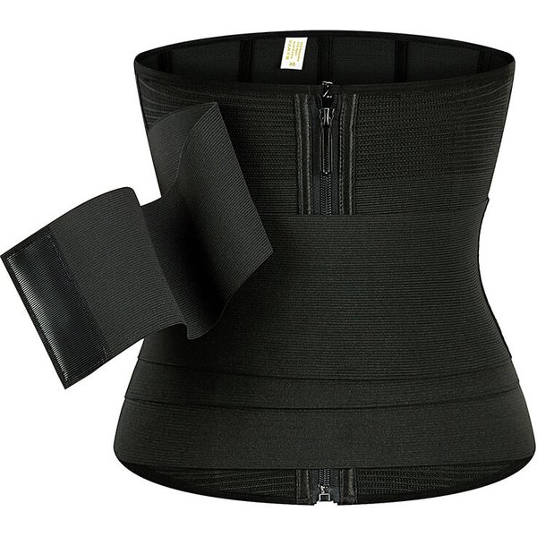 9 os en acier taille formateur corps Shaper réglable ventre ventre contrôle Snatch Me Up Wrap bandes extensibles mince corps Shaper femmes