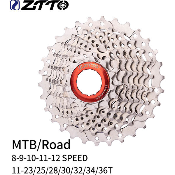 ZTTO MTB Rennrad 8/9/10/11/12 Geschwindigkeit Kassette 11v 25T/28T//30T/32T/34T/36T Kettenrad K7 10v Fahrrad Freilauf