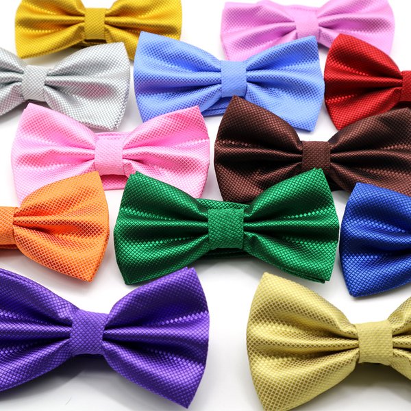 Chaud pur hommes noeud papillon réglable papillon cravates solide Plaid noeud papillon pour homme fête de mariage garçon fille nœud papillon